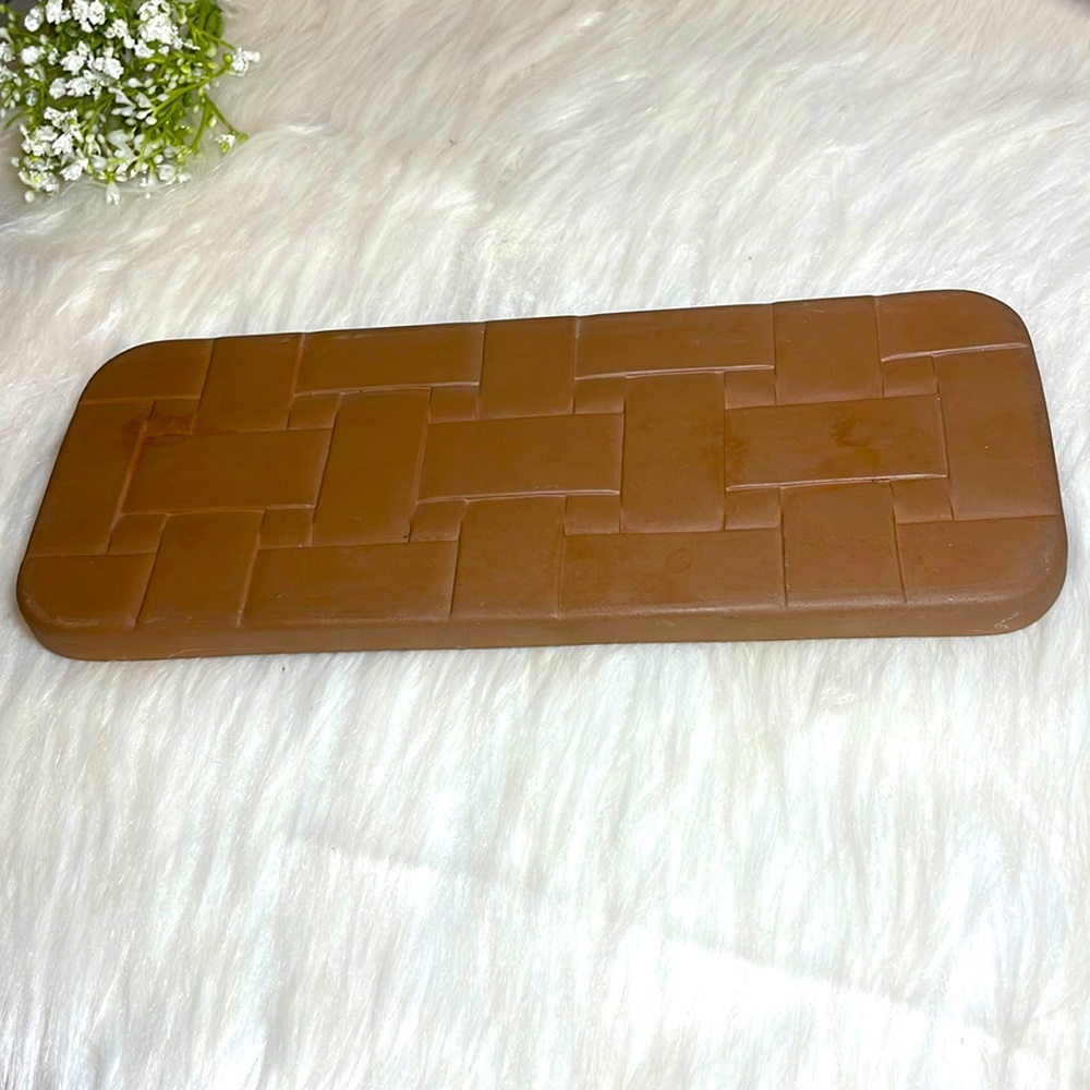 Longaberger Pottery Bread Basket Brick